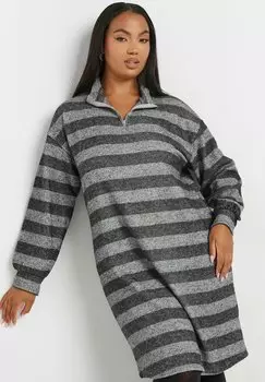 Платье-джемпер Yours Clothing, серый