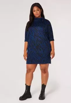 Платье-джемпер ZEBRA SOFT TOUCH Apricot, синий