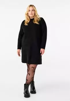 Платье-джемпер Zizzi, черный