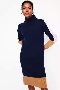 Платье Джессика меринос Boden, синий