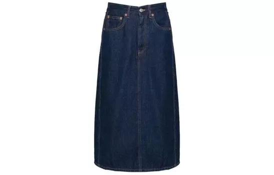 Платье джинсовое Mm6 Maison Margiela, синий