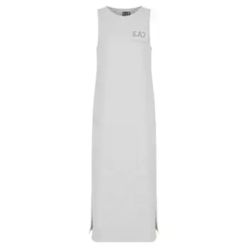 Платье EA7 EMPORIO ARMANI 7W000180_AF12484 sleeveless midi, серый