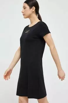 Платье EA7 Emporio Armani, черный
