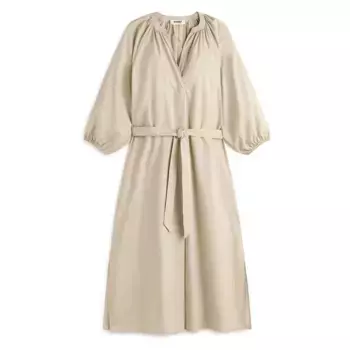 Платье Ecoalf Serpentina long, бежевый