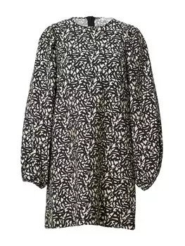 Платье Edited Enja, бежевый/черный