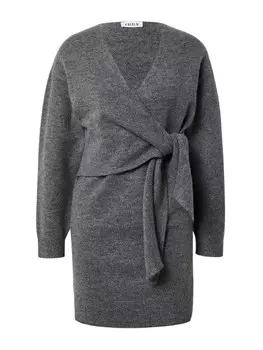 Платье Edited Loran, темно-серый/пестрый серый