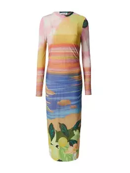 Платье EDITED Romia, разноцветный