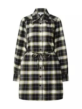 Платье Edited Sahra, зеленый/черный