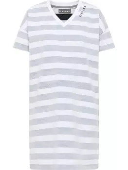 Платье Elbsand Teona, пестрый серый/белый