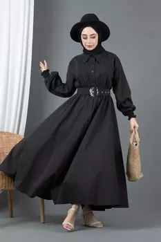 Платье elinna с деталями kemer Sevitli, черный