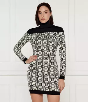 Платье Elisabetta Franchi, экрю