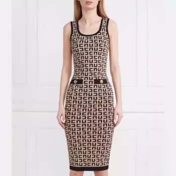 Платье Elisabetta Franchi, бежевый