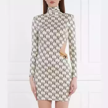 Платье Elisabetta Franchi, бежевый