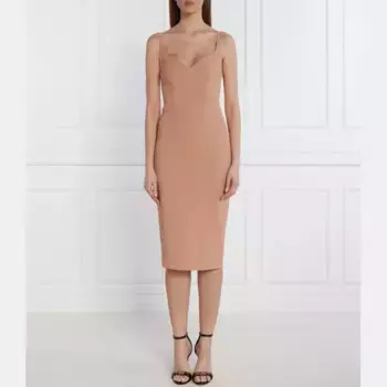 Платье Elisabetta Franchi, бежевый