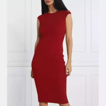 Платье Elisabetta Franchi, бургунди
