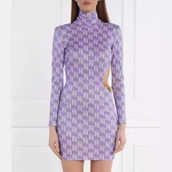 Платье Elisabetta Franchi, фиолетовый
