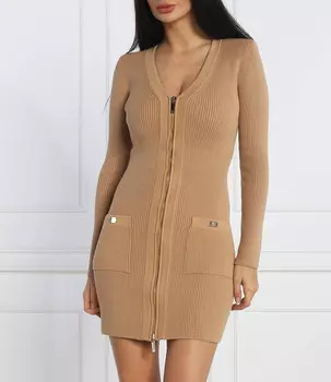 Платье Elisabetta Franchi, кэмел