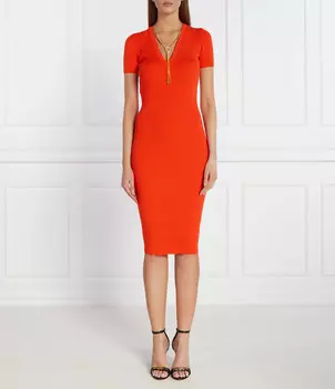 Платье Elisabetta Franchi, оранжевый