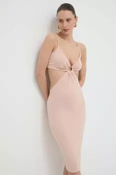 Платье Elisabetta Franchi, розовый