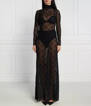 Платье Elisabetta Franchi + slip, черный