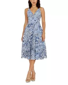 Платье Eliza Dress the Population, мультиколор