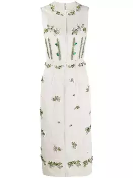 Платье Ellery без рукавов ERDEM, нейтральный