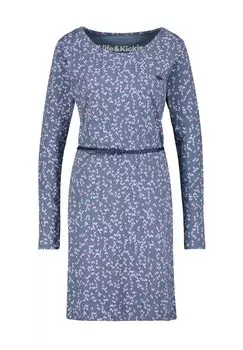 Платье EllinAK B с длинными рукавами ALIFE AND KICKIN, цвет Nightblue Melange