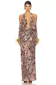 Платье Elsa Miscreants, leopard print