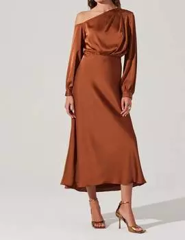 Платье Elwood цвета меди ASTR, цвет copper