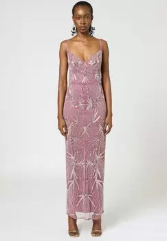 Платье EMBELLISHED SEQUINS BEAUUT, лиловый