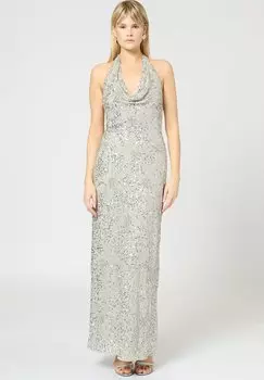 Платье EMBELLISHED SEQUINS BEAUUT, светло-серый