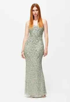 Платье EMBELLISHED SEQUINS BEAUUT, светло-зеленый