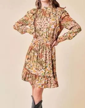 Платье Emilia цвета мокко Doe and Rae, цвет mocha