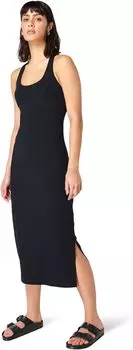 Платье Emily с бретелями на спине Sweaty Betty, черный