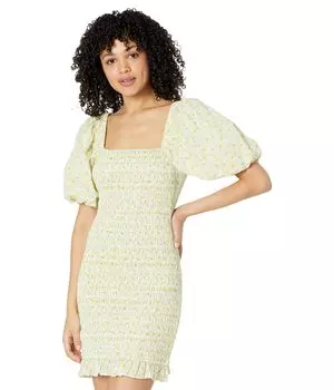 Платье English Factory, Floral Smocked Mini Dress