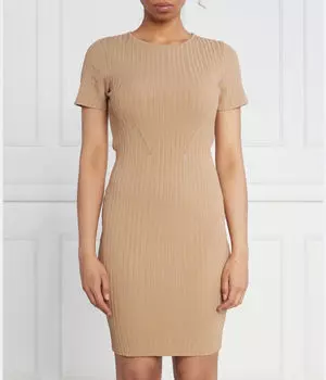 Платье es ss anne swtr Guess Jeans, желтый