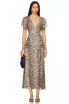 Платье Evie Rixo, antelope spot black