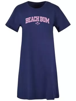 Платье F4NT4STIC Beach Bum Summer Varsity Retro, темно-синий
