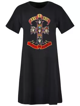 Платье F4NT4STIC GunsnRoses, черный