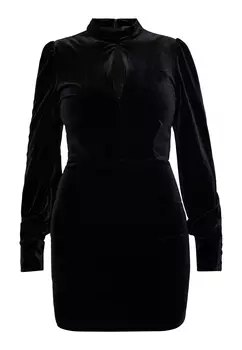 Платье faina Mini Langarm, черный