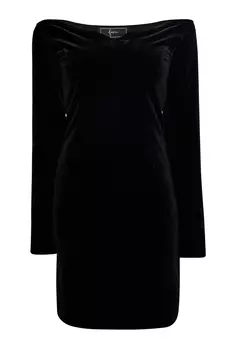 Платье faina Mini Langarm, черный