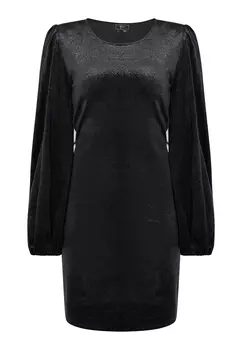 Платье faina Mini Langarm, черный
