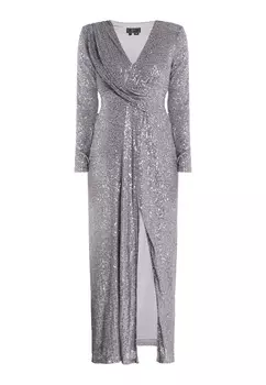 Платье faina Pailletten, цвет Grau Silber