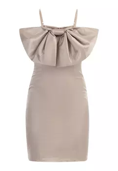 Платье faina Slipdress Mini, бежевый