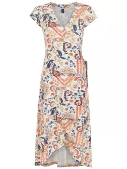 Платье Falco с запахом и принтом Lygia & Nanny, бежевый
