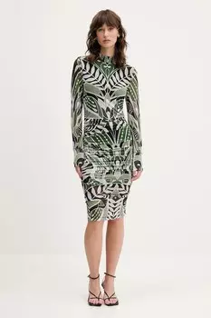 Платье Farm Rio, зеленый