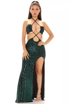 Платье Fashion Nova 5226DLS, охота