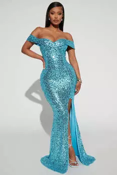 Платье Fashion Nova 9111AP9, синий