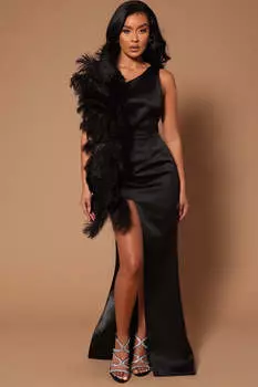 Платье Fashion Nova A45980, черный