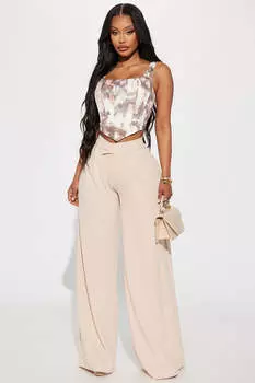 Платье Fashion Nova CAP9303, серо-коричневый